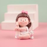 Mô hình trang trí - bé tập yoga (Mẫu ngẫu nhiên)