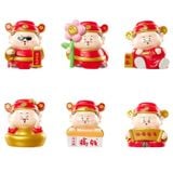 Mô hình trang trí hộp mù blind box - Năm mới may mắn