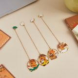 Bookmark đánh dấu trang kim loại hình capybara