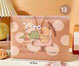 Túi đựng tài liệu nhiều ngăn tiện dụng hình capybara