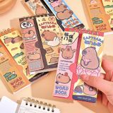 Sổ học từ vựng hình capybara
