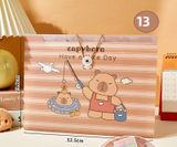 Túi đựng tài liệu nhiều ngăn tiện dụng hình capybara