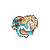 Pin cài, ghim cài trang trí kim loại - Ghibli