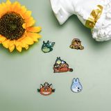 Pin cài, ghim cài trang trí kim loại - Ghibli