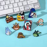 Pin cài, ghim cài trang trí kim loại - Ghibli