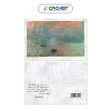 Postcard - Monet - Ấn tượng, mặt trời mọc