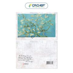 Postcard - Van Gogh - Hoa hạnh nhân 1890