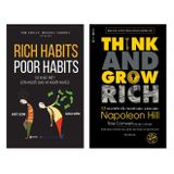 Combo 2 cuốn Rich Habits - Poor Habits và Think And Grow Rich (Tái Bản 2020)