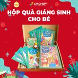 Hộp quà giáng sinh cho bé (Tặng kèm 1 thiệp giáng sinh đáng yêu và 1 quyển Thế giới hình ảnh cho bé)