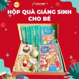 Hộp quà giáng sinh cho bé (Tặng kèm 1 thiệp giáng sinh đáng yêu và 1 quyển Thế giới hình ảnh cho bé)