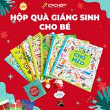 Hộp quà giáng sinh cho bé (Tặng kèm 1 thiệp giáng sinh đáng yêu và 1 quyển Thế giới hình ảnh cho bé)