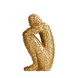 Mô hình trang trí, chặn sách - Người ôm chân