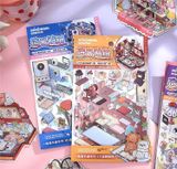 Bộ sticker hình dán trang trí 2.5D - Góc bàn