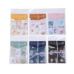 Bộ sticker, hình dán trang trí - Tem vé Early Summer Appointment