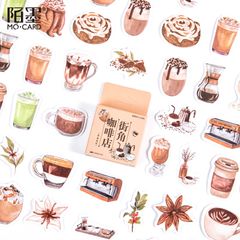 Hộp 45 hình dán, sticker trang trí nhiều chủ đề