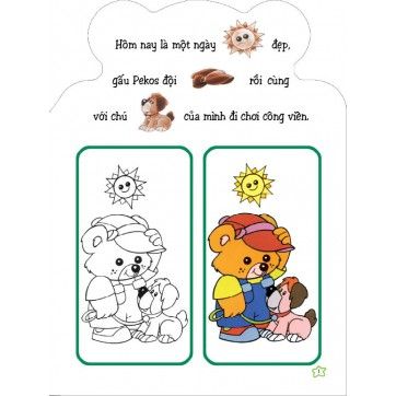 Tô Màu Và Dán Hình: Mèo Rasky