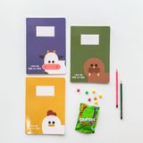 Crabit Vở kẻ ngang Animal - 80 trang - Giao Mẫu Ngẫu Nhiên