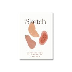 Crabit Sổ tay Sketchbook - Fresh (Trắng)