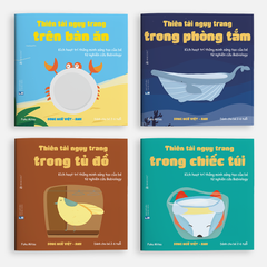 Ehon Thiên Tài Ngụy Trang - Bộ 4 Cuốn