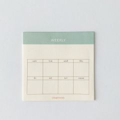 Crabit Weekly Plan Note - Crabit Notepad