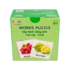 Puzzle English - Xếp Hình Từ Vựng - Trái Cây