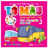 Tô Màu Phát Triển IQ- EQ - CQ Ô Tô - Tàu Thuyền - Máy Bay - Song ngữ Anh - Việt (Cuốn lẻ)