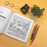 50 Places to Color before You die Coloring book