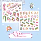 Bóc dán 3D Baby Three (Đồ chơi bóc dán 60+ Sticker cho bé) (Cuốn lẻ)