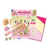 Bóc dán 3D Baby Three (Đồ chơi bóc dán 60+ Sticker cho bé) (Cuốn lẻ)