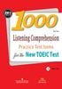1000 Listening Comprehension TOEICPractice Tests