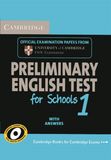 B1 - Cambridge English Preliminary for schools 1