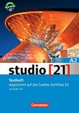 Studio [21] Testheft abgestimmit auf das Goethe  Zertifikat  - A2 + 1 CD