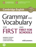 Grammar and Vocabulary for First and First for Schools with Answers