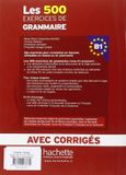 Les 500 exercices de Grammaire Niveau B1- avec corrigés