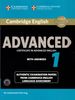 Advanced 1 Authentic Examination Papers from Cambridge English Language Assessment