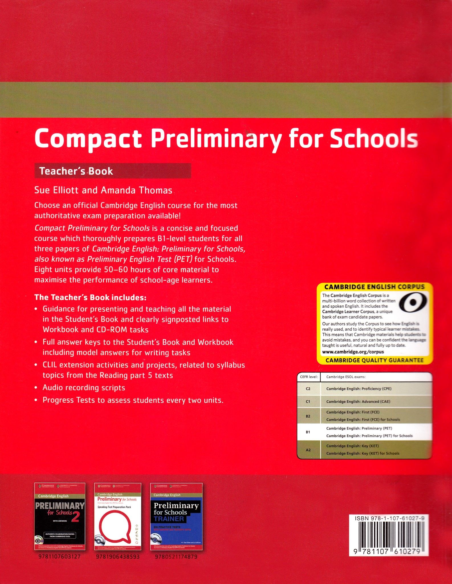 Compact Preliminary for Schools (Compact PET for Schools) teacher's bo –  nhasachthanhdung