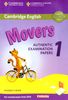 CAMBRIDGE ENGLISH MOVERS 1 FOR REVISED EXAM FROM 2018 STUDENT'S BOOK