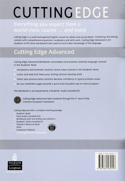 New Cutting Edge Advanced Workbook Nhasachthanhdung