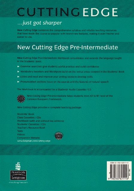 New Cutting Edge Pre Intermediate Workbook Nhasachthanhdung