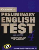 Cambrige Preliminary English Test 4 (PET 4) + 2CDs