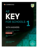 A2 Key 1 with answers authentic practice tests - Sách gốc