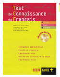 Test de connaissance du francais Belin Guide