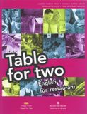 Table for two: English for Restaurant + 1 Mp3