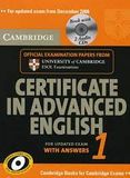 Cambridge Certificate in Advanced 1