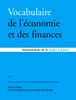 Vocabulaire de L'economic et des finance