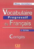 Vocabulaire professeur du Francais 2e -  Intermédiare