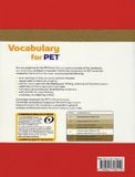 Vocabulary For PET With Answers