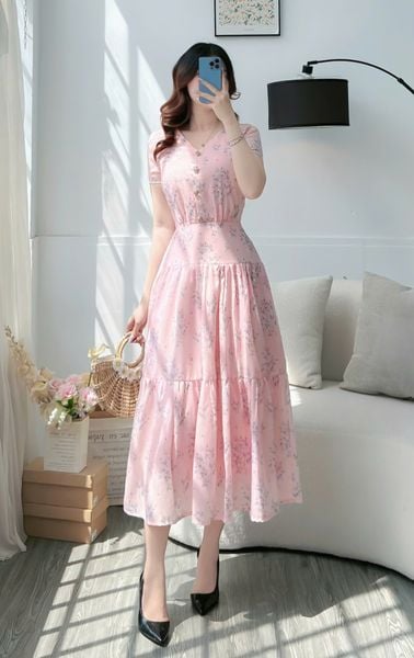 Đầm Xô Cotton Thiết Kế TuTu Store Phù Hợp Đi Chơi Dành Cho Nữ - Mã D1238