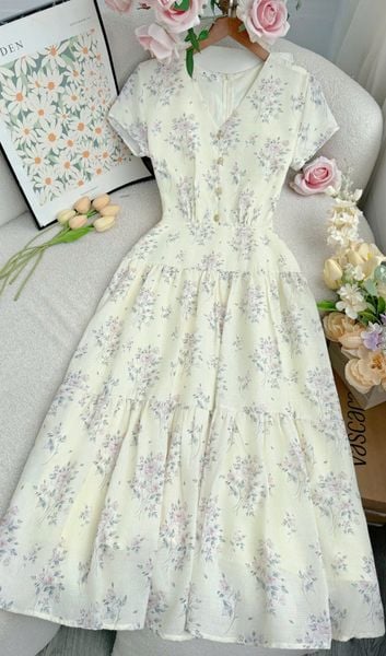 Đầm Xô Cotton Thiết Kế TuTu Store Phù Hợp Đi Chơi Dành Cho Nữ - Mã D1238