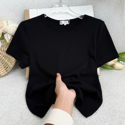 Áo Thun Cotton Thiết Kế TuTu Store Phù Hợp Đi Làm Dành Cho Nữ - Mã AS592